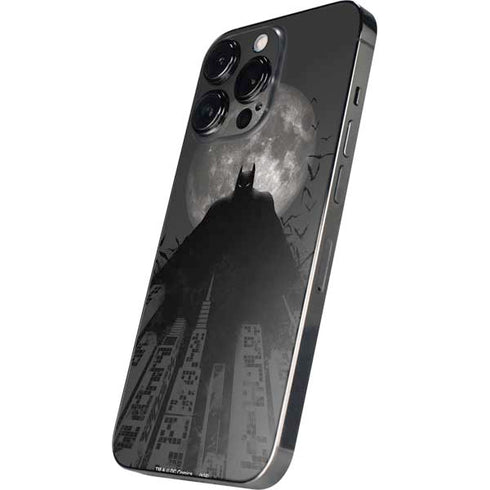 DC Comics Batman On City with Moon Art iPhone 16 Pro Max Skin