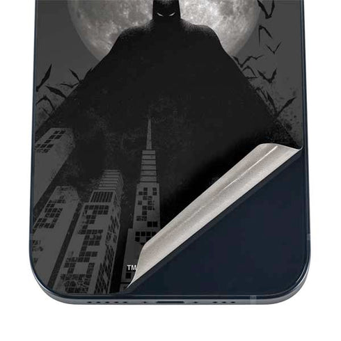 DC Comics Batman On City with Moon Art iPhone 16 Skin
