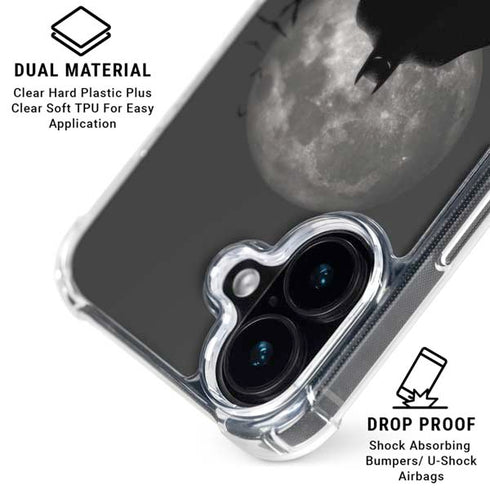 DC Comics Batman On City with Moon Art iPhone 17 MagSafe Case