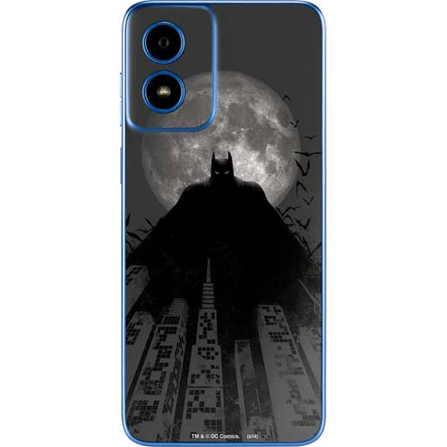 DC Comics Batman On City with Moon Art Moto G Play 4G (2024) Skin
