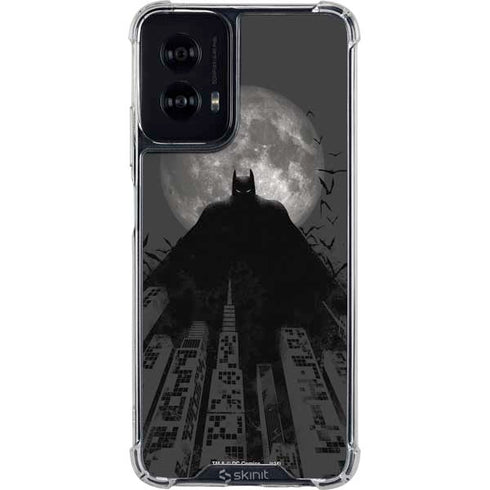 DC Comics Batman On City with Moon Art Moto G Power 5G (2024) Clear Case