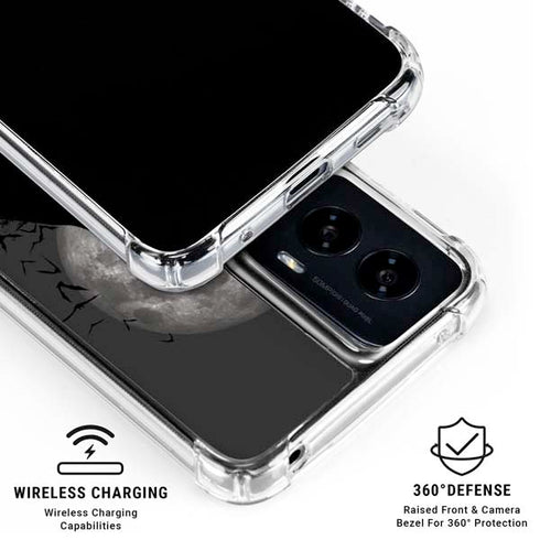 DC Comics Batman On City with Moon Art Moto G Power 5G (2024) Clear Case
