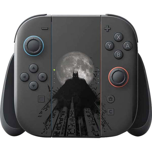 DC Comics Batman On City with Moon Art Nintendo Switch 2 (2025) with Joy-Con Skin