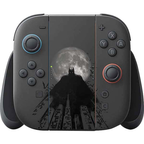 DC Comics Batman On City with Moon Art Nintendo Switch 2 (2025) Joy-Con Controller Skin