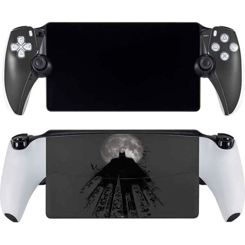 DC Comics Batman On City with Moon Art PlayStation Portal Remote Player Skin