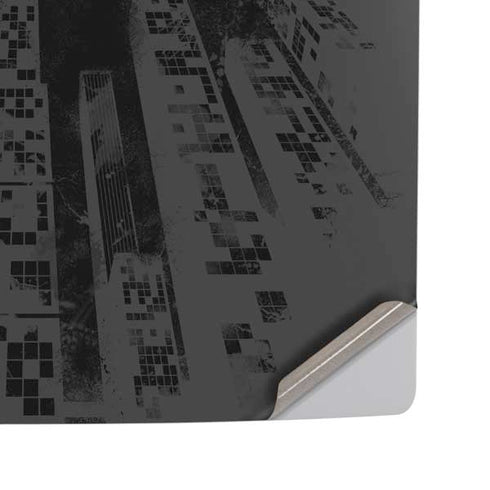 DC Comics Batman On City with Moon Art PS5 Pro Disk Console Skin