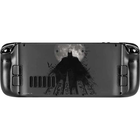 DC Comics Batman On City with Moon Art Steam Deck Handheld Gaming Computer OLED Skin