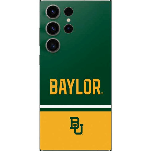 Baylor University BU Split Galaxy S24 Ultra Skin