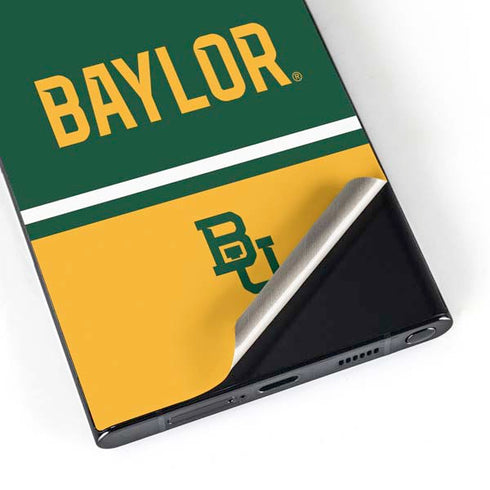 Baylor University BU Split Galaxy S25 Ultra Skin