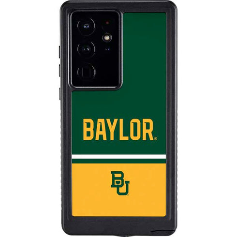 Baylor University BU Split Galaxy S24 Ultra Waterproof Case