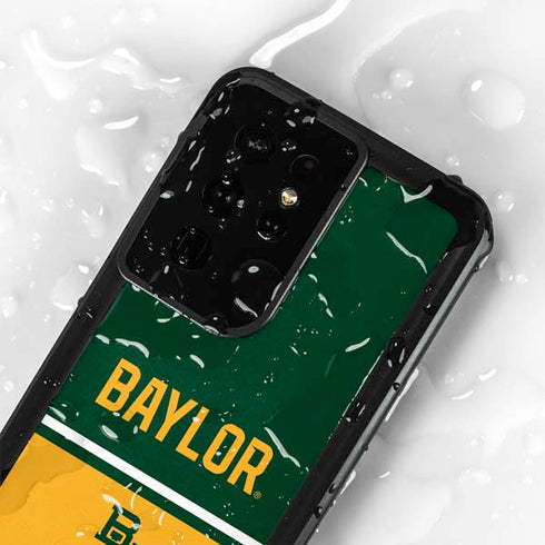 Baylor University BU Split Galaxy S24 Ultra Waterproof Case