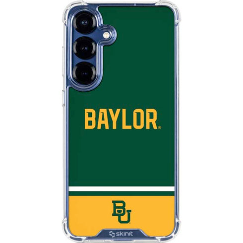 Baylor University BU Split Galaxy S25 FE Clear Case