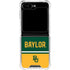 Baylor University BU Split Galaxy Z Flip6 Clear Case