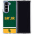 Baylor University BU Split Galaxy Z Fold5 5G Clear Case