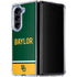 Baylor University BU Split Galaxy Z Fold5 5G Clear Case