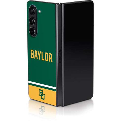 Baylor University BU Split Galaxy Z Fold5 5G Skin