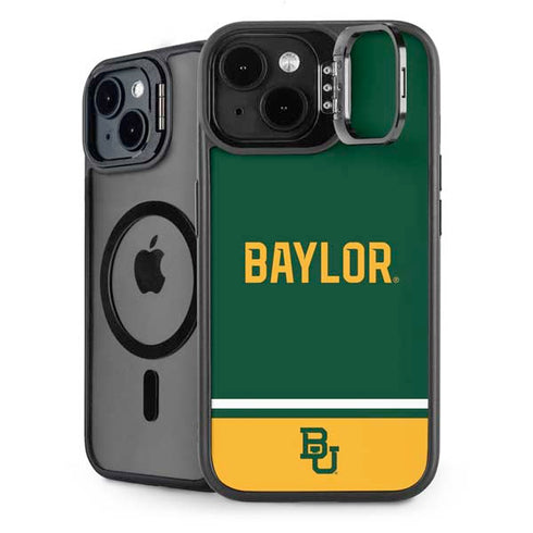 Baylor University BU Split iPhone 14 Plus Kickstand Case