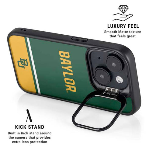 Baylor University BU Split iPhone 14 Plus Kickstand Case