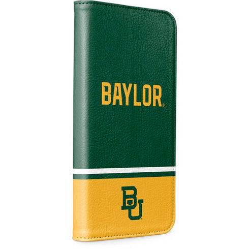 Baylor University BU Split iPhone 15 Pro Max Folio Case