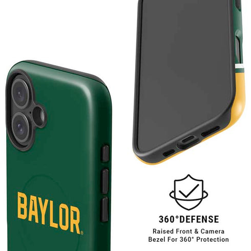 Baylor University BU Split iPhone 16 Magsafe Impact Case