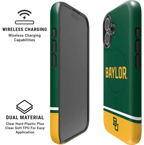 Baylor University BU Split iPhone 16 Magsafe Impact Case