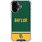 Baylor University BU Split iPhone 16 Plus Clear Case