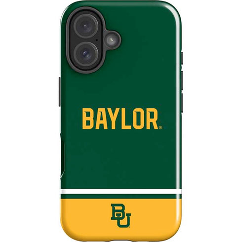Baylor University BU Split iPhone 16 Plus Impact Case