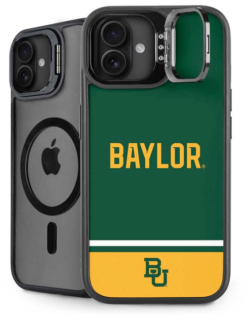Baylor University BU Split iPhone 16 Plus Kickstand Case