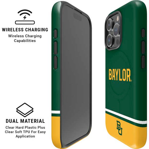 Baylor University BU Split iPhone 16 Pro Magsafe Impact Case