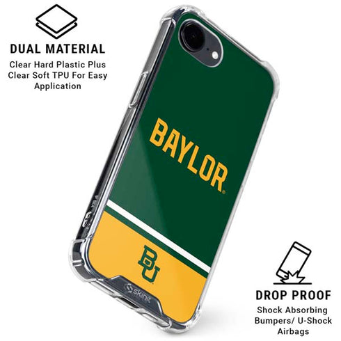Baylor University BU Split iPhone 16e Clear Case