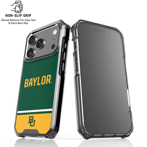 Baylor University BU Split iPhone 17 Pro Clear Case