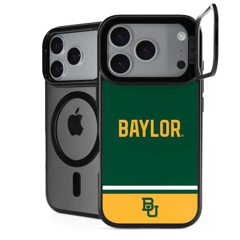 Baylor University BU Split iPhone 17 Pro Max Kickstand Case