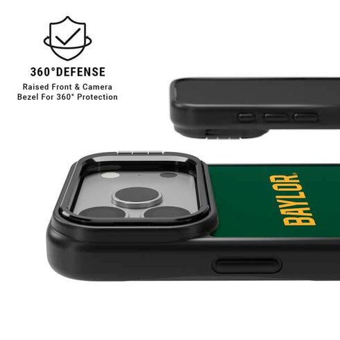 Baylor University BU Split iPhone 17 Pro Max Kickstand Case