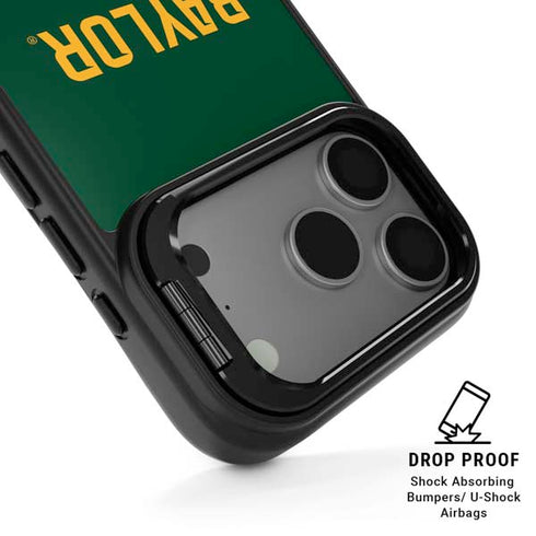 Baylor University BU Split iPhone 17 Pro Max Kickstand Case