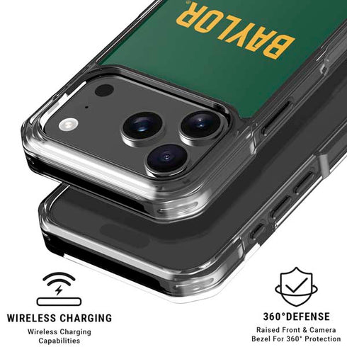 Baylor University BU Split iPhone 18 Pro Clear Case