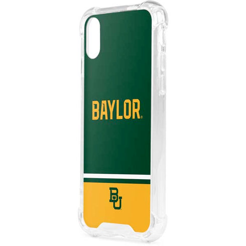 Baylor University BU Split iPhone XS Clear Case