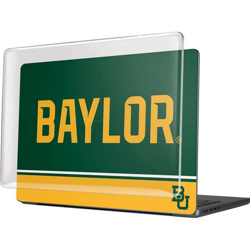 Baylor University BU Split MacBook Pro 14in (2021-24) Case plus Skin