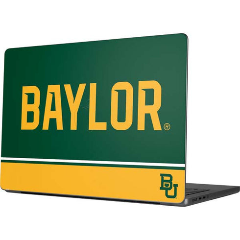 Baylor University BU Split Apple MacBook Pro 14-inch Skin