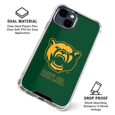 Baylor University Mascot iPhone 15 Clear Case