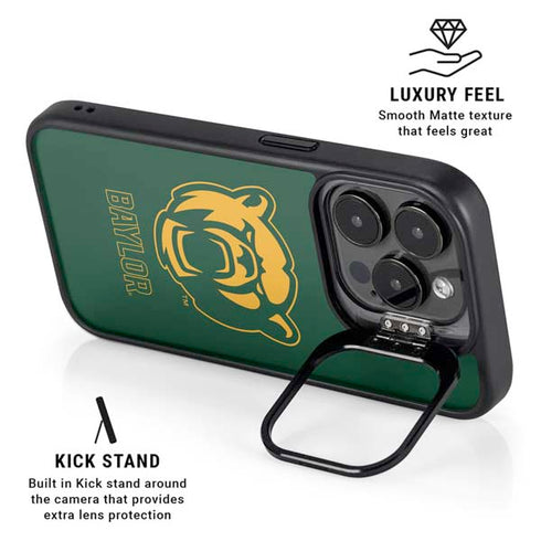 Baylor University Mascot iPhone 15 Pro Max Kickstand Case
