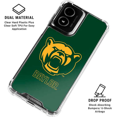 Baylor University Mascot Moto G Power 5G (2024) Clear Case