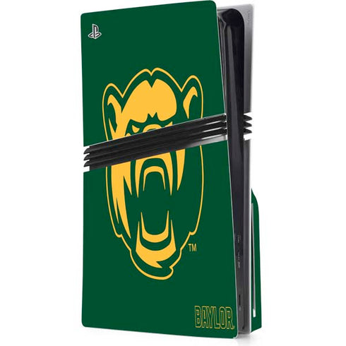 Baylor University Mascot PS5 Pro Disk Console Skin