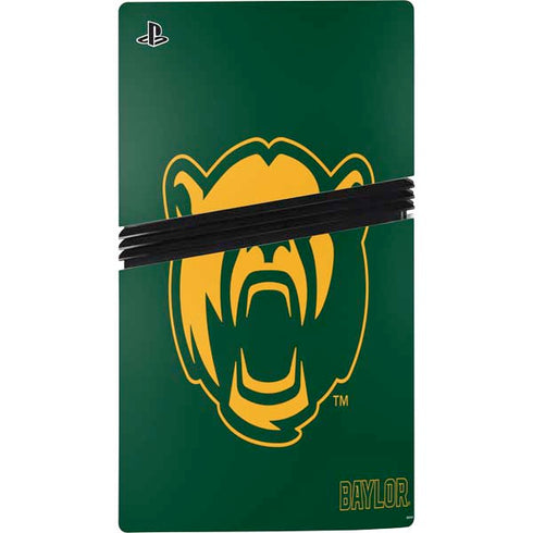 Baylor University Mascot PS5 Pro Disk Console Skin