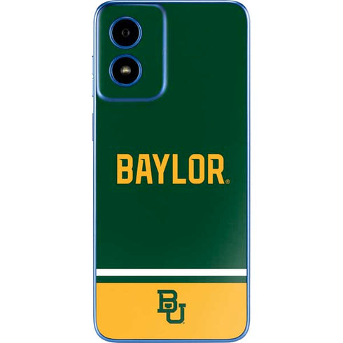 Baylor University BU Split Moto G Play 4G (2024) Skin