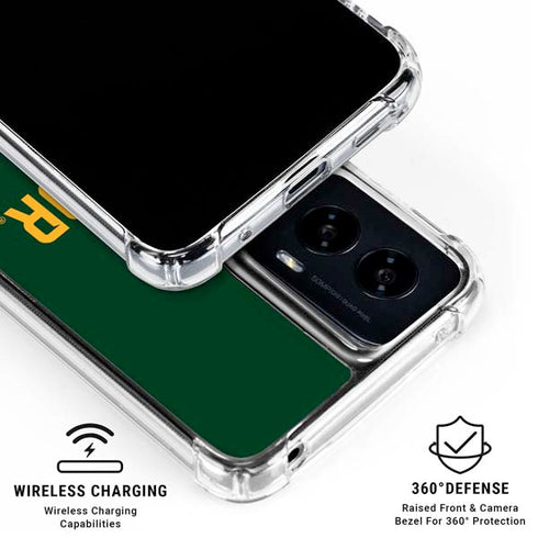 Baylor University BU Split Moto G Power 5G (2024) Clear Case