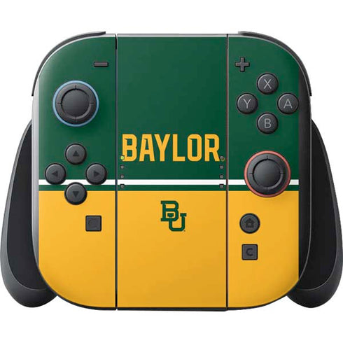 Baylor University BU Split Nintendo Switch 2 (2025) with Joy-Con Skin
