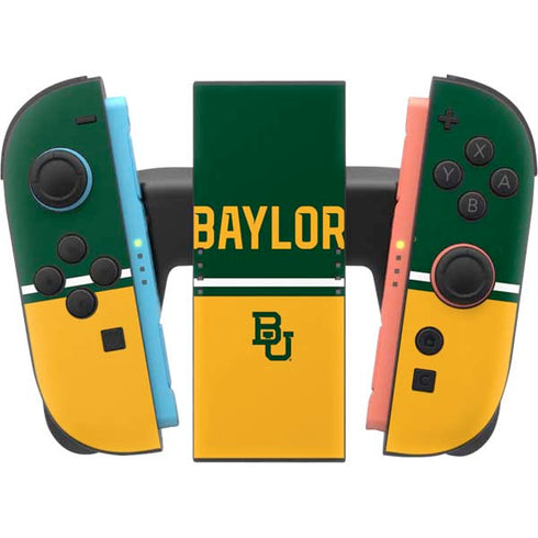 Baylor University BU Split Nintendo Switch 2 (2025) Joy-Con Controller Skin