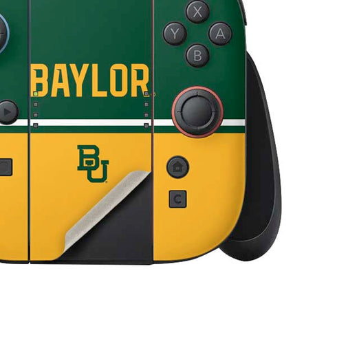 Baylor University BU Split Nintendo Switch 2 (2025) Joy-Con Controller Skin