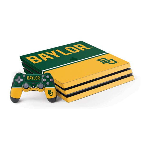 Baylor University BU Split PlayStation PS4 Skins