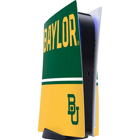 Baylor University BU Split PlayStation PS5 Skins